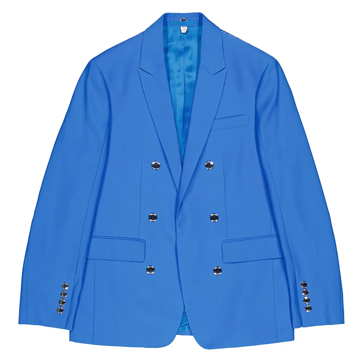 Мужское пальто из шерсти с пиковыми лацканами Burberry, Vivid Blue