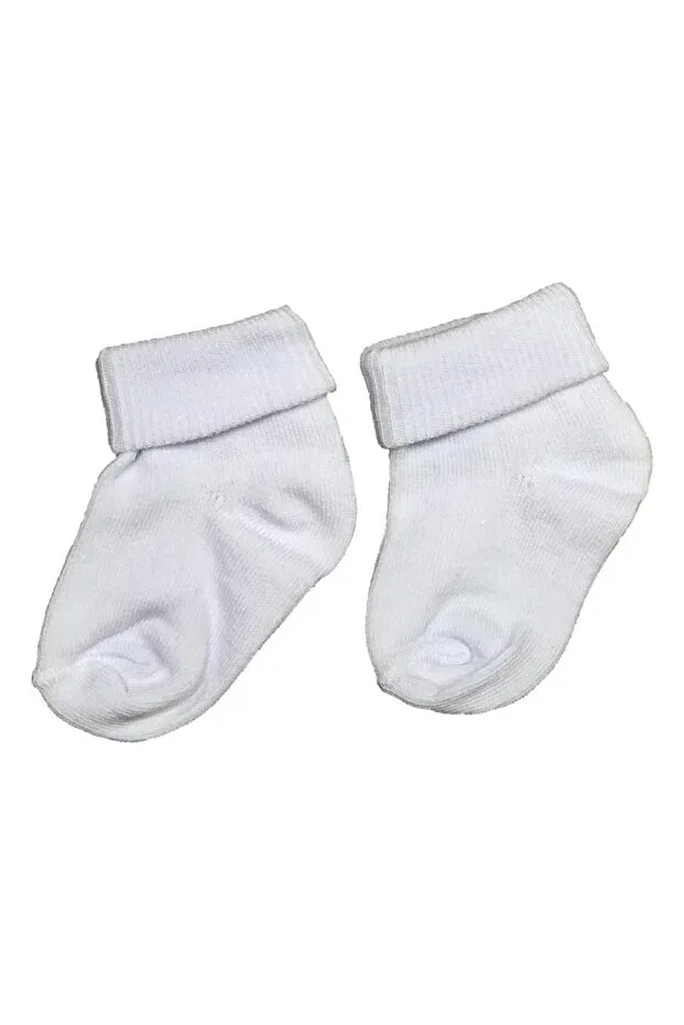 Детские носки с длинным манжетом 6 штук Neocotton, Pink-White — фото 2