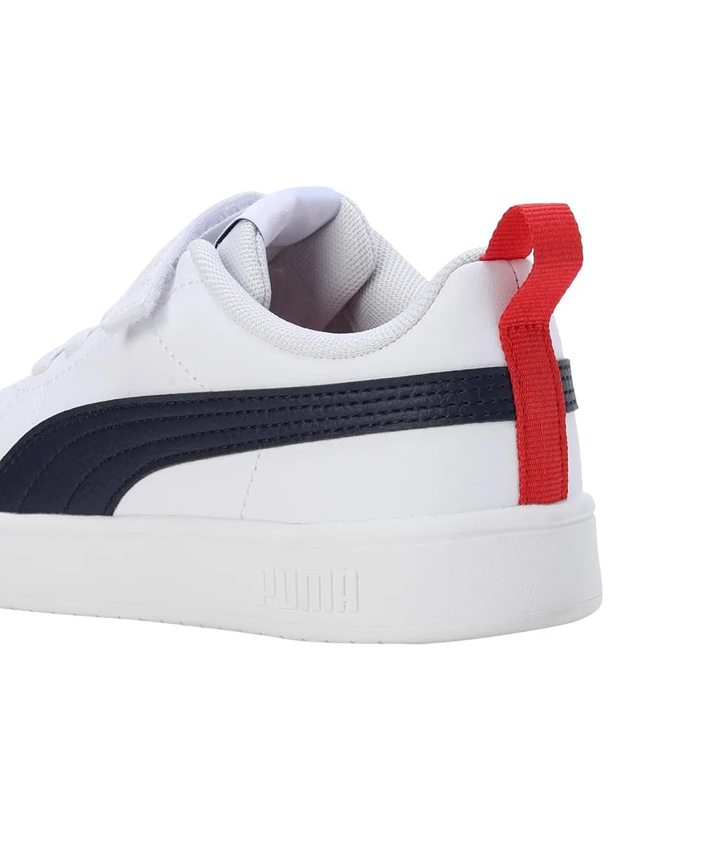 Детские кроссовки с эластичной застежкой Rickie Ac PUMA, White Blue — фото 4