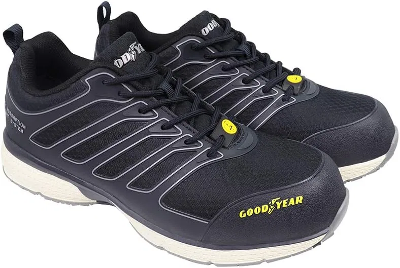 Мужская рабочая одежда Goodyear, спортивная водостойкая композитная защитная футболка без металлических вставок и промежуточная подошва, рабочие защитные кроссовки S1P SRA HRO goodyear wiper blades, Blue — фото 4