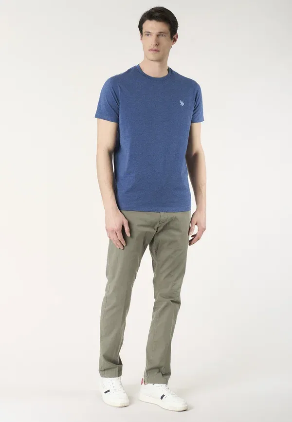 Брюки из хлопка с эластаном Chinos U.S. Polo Assn., Cachi — фото 2