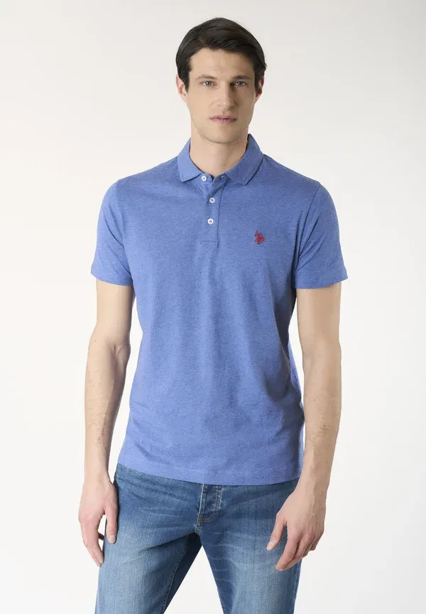 Поло из джерси U.S. Polo Assn., синий