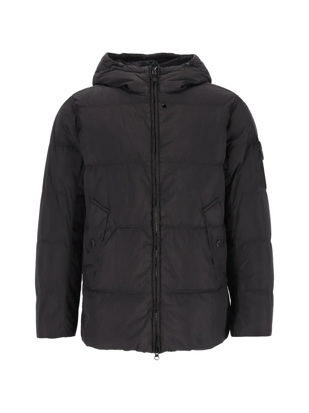 Пальто пуховое 4100037 Stone Island, черный