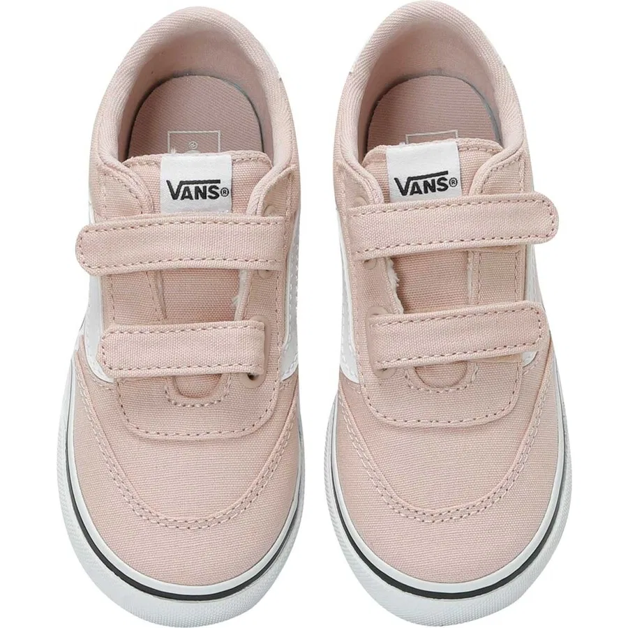 Детские кроссовки на липучках Brooklyn V Vans, Пудровый — фото 4