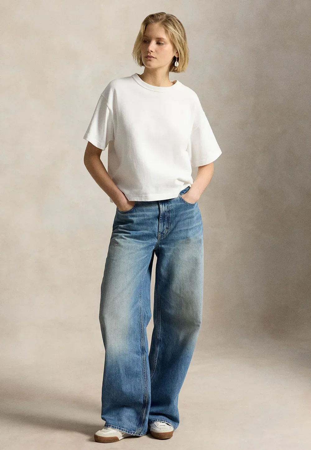 Свободные джинсы с широкими штанинами - широкие штанины Polo Ralph Lauren, Pali Wash — фото 2