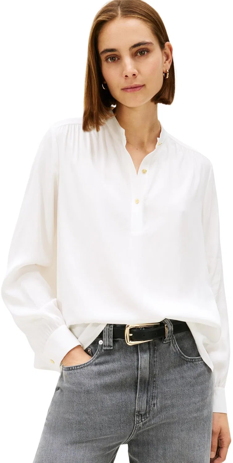 Женская блузка с длинным рукавом Tommy Hilfiger, White (Ecru)