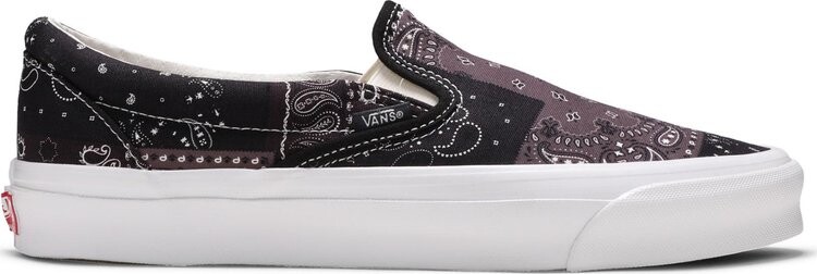 

Кеды Vans Kith x Vault OG Classic Slip-On LX Bandana - Moonless Night, фиолетовый