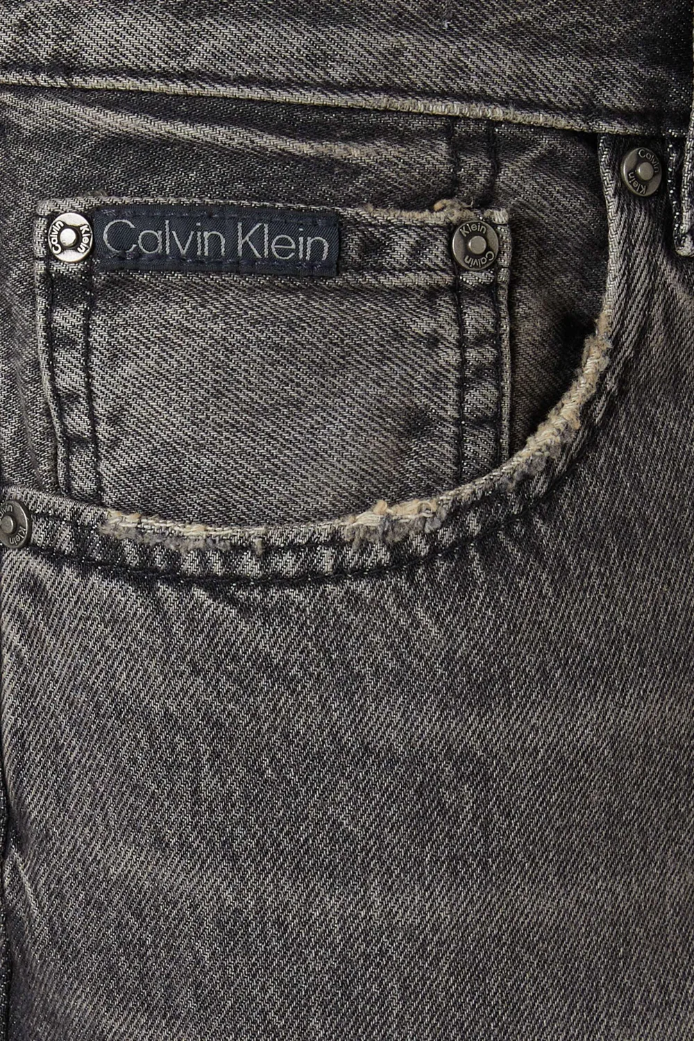 Джинсы зауженные 90s Taper Calvin Klein — фото 4