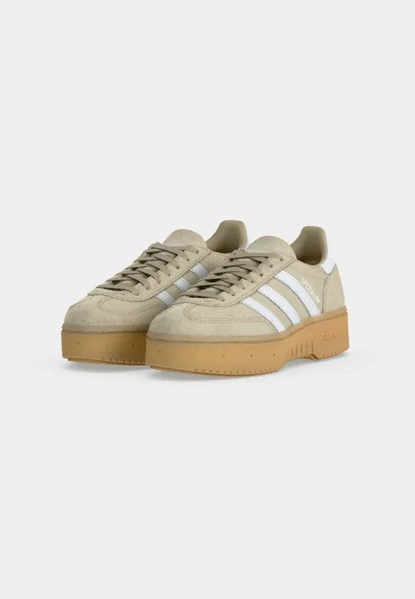 Гандбольные специальные жирные кроссовки унисекс Adidas Originals, белый/хаки — фото 3