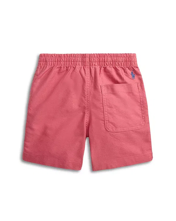 Детские шорты для мальчиков хлопковые Polo Bear Cotton Oxford Shorts Ralph Lauren, красный — фото 2