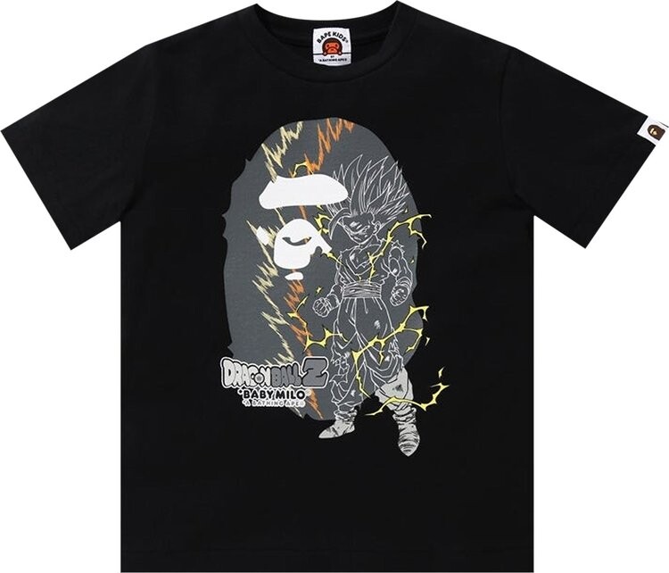 

Футболка BAPE x Dragon Ball Z Son Gohan Big Ape Head Tee 'Black', черный