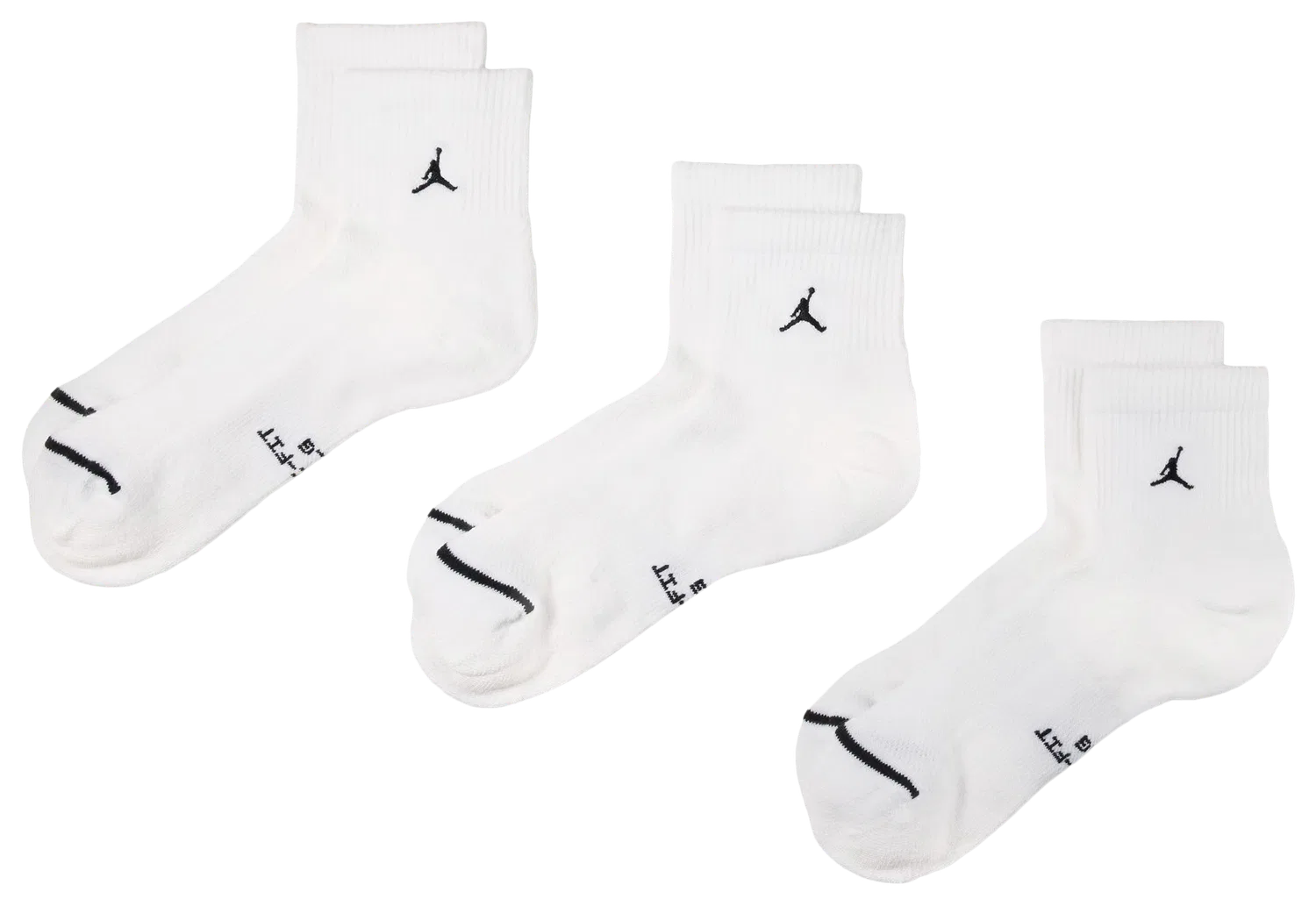 Мужские носки с технологией Dri-FIT набор из 3 пар Jordan Everyday, белый — фото 4