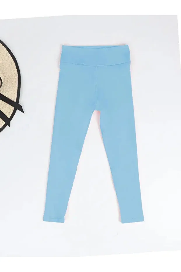 Детские леггинсы для девочек с поясом Rutbil Sports, Blue — фото 4