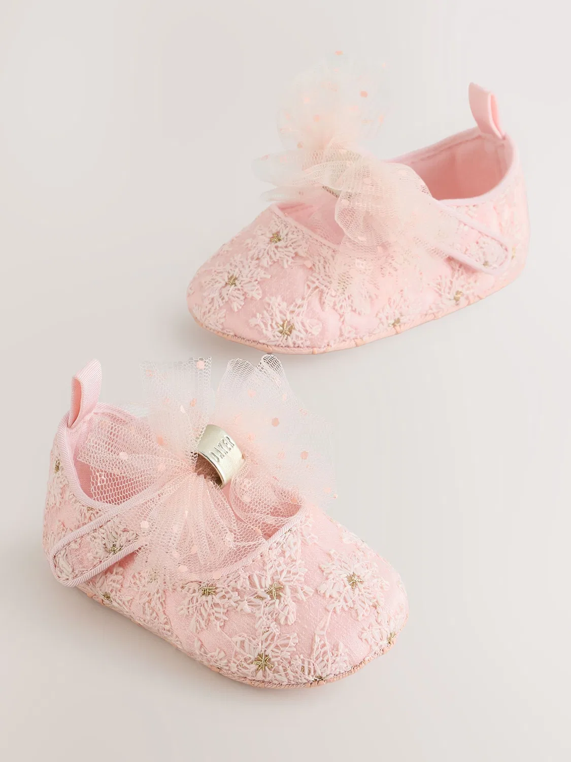 Ботиночки Mary Jane, с цветами Baker by Ted Baker, розовые