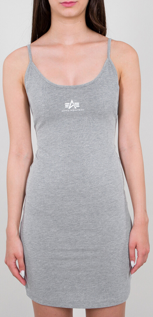

Майка Alpha Industries Basic Small Logo, серая, Серый, Майка Alpha Industries Basic Small Logo, серая