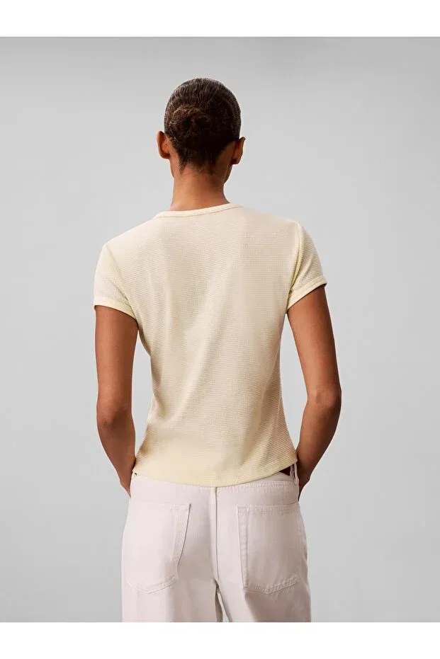Женская футболка с принтом Calvin Klein, Zrk Pear Sorbet — фото 3