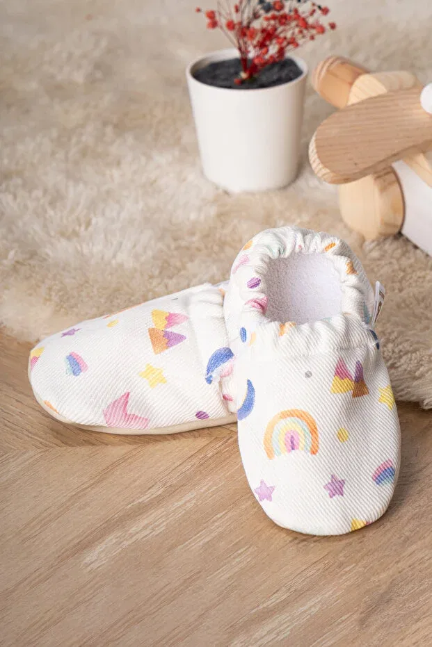 Детские пинетки для новорожденных хлопковые Будущие дети, Rainbow Buude Kids — фото 4