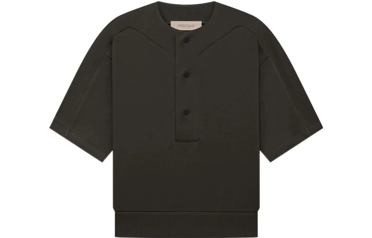 Футболка с круглым вырезом, Athflow, Fear Of God Essentials, Gray Black