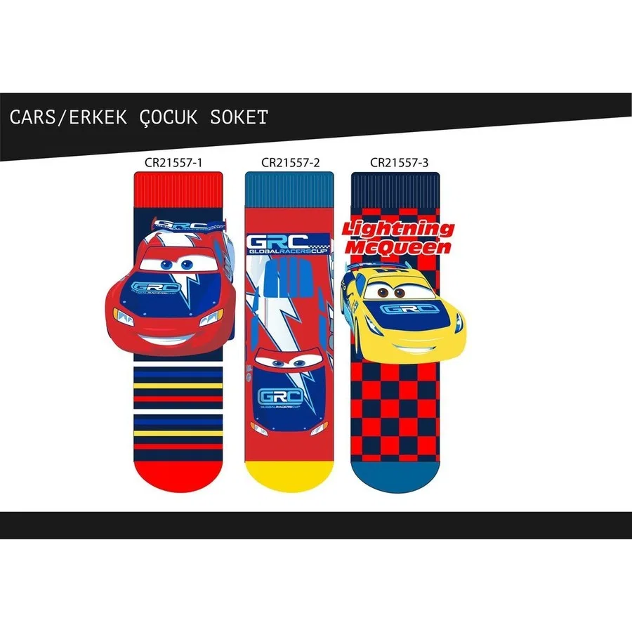 Носки спортивные с принтом Mcqueen Cars Çimpa, Смешанный