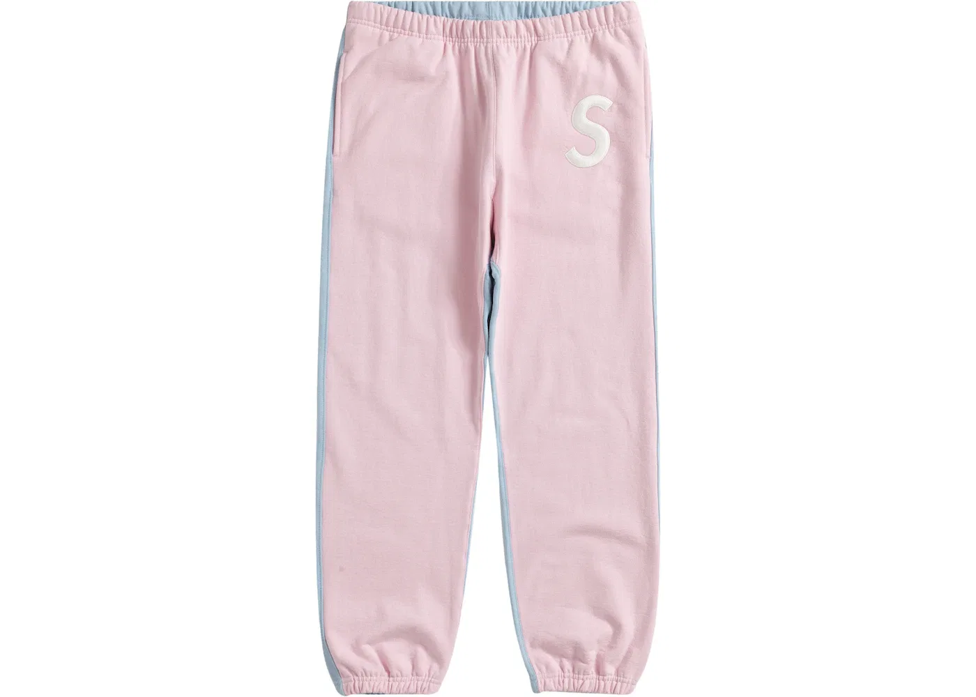 Мужские спортивные штаны с принтом S Logo Supreme, Light Pink