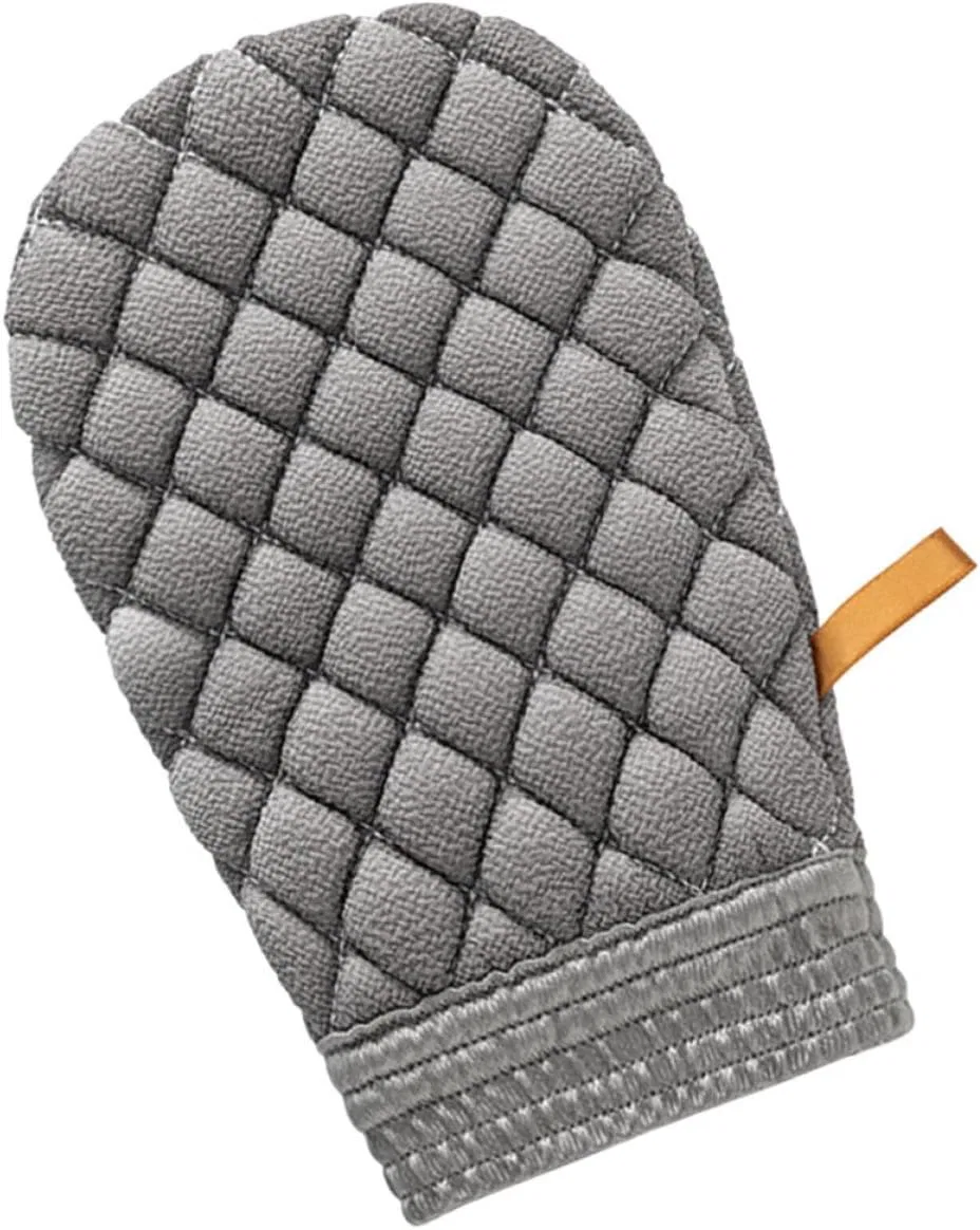 Мочалка для пилинга спины и шеи, Generisch, 23x13x2.5 см, Серый