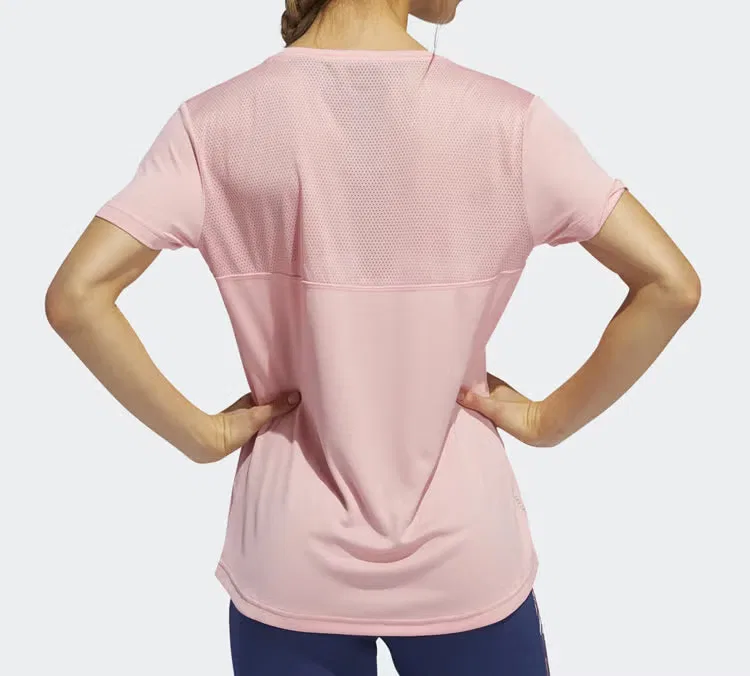 Футболка спортивная с коротким рукавом Own The Run Adidas, розовый — фото 4