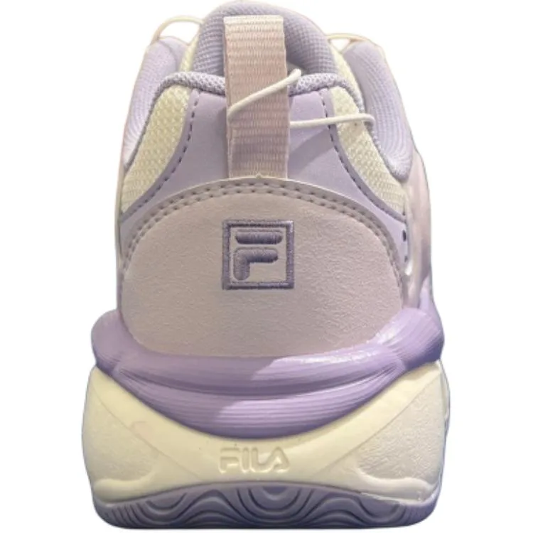 Беговые кроссовки Heritage FHT Slip Resistant Low top для детей FILA KIDS, Snow/Romantic Purple-DO — фото 4