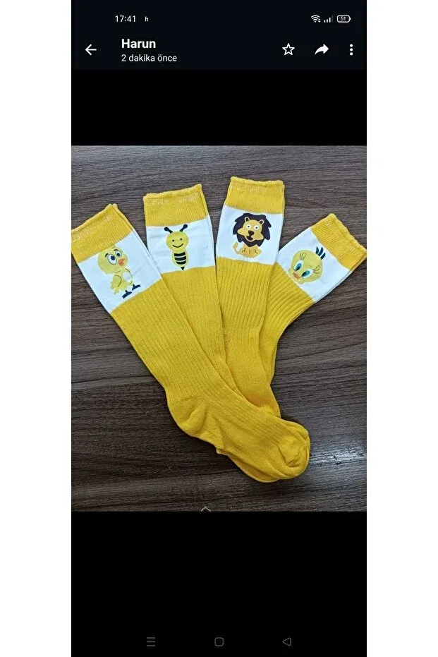 Детские носки для девочек хлопковые Özkardeşler Baby, Sari