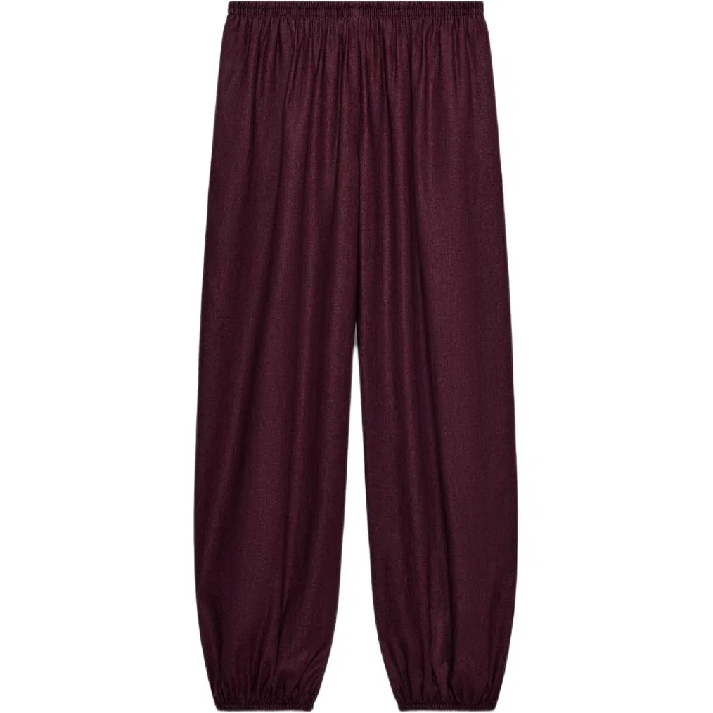 Женские брюки свободного кроя с принтом Eggplant Purple ZARA, Eggplant Purple