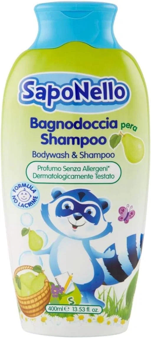 Гель для душа и шампунь SapoNello Pear, 4 шт по 400 мл, Beni Culinari — фото 2