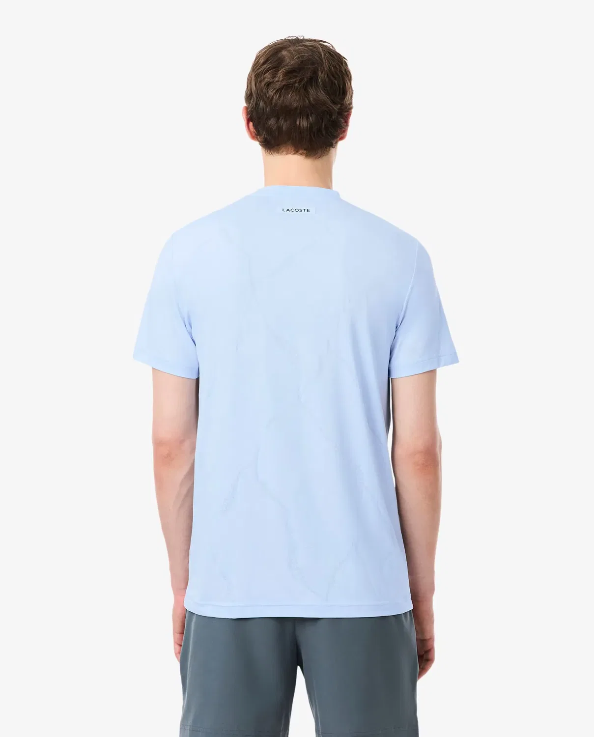 Мужская футболка с принтом Lacoste, Azul Claro — фото 2