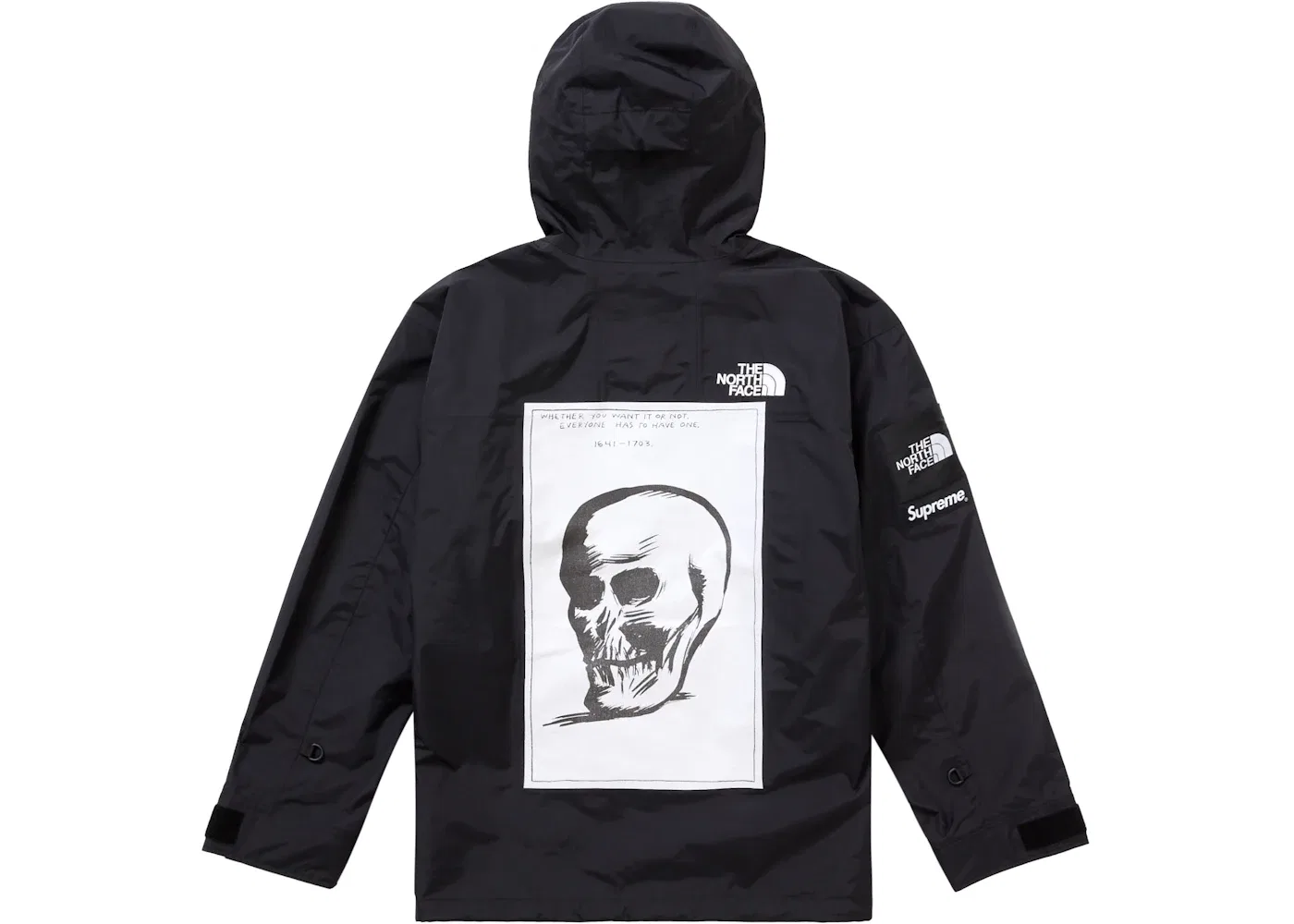 Мужская куртка с принтом Mountain Jacket Supreme, The North Face, Black