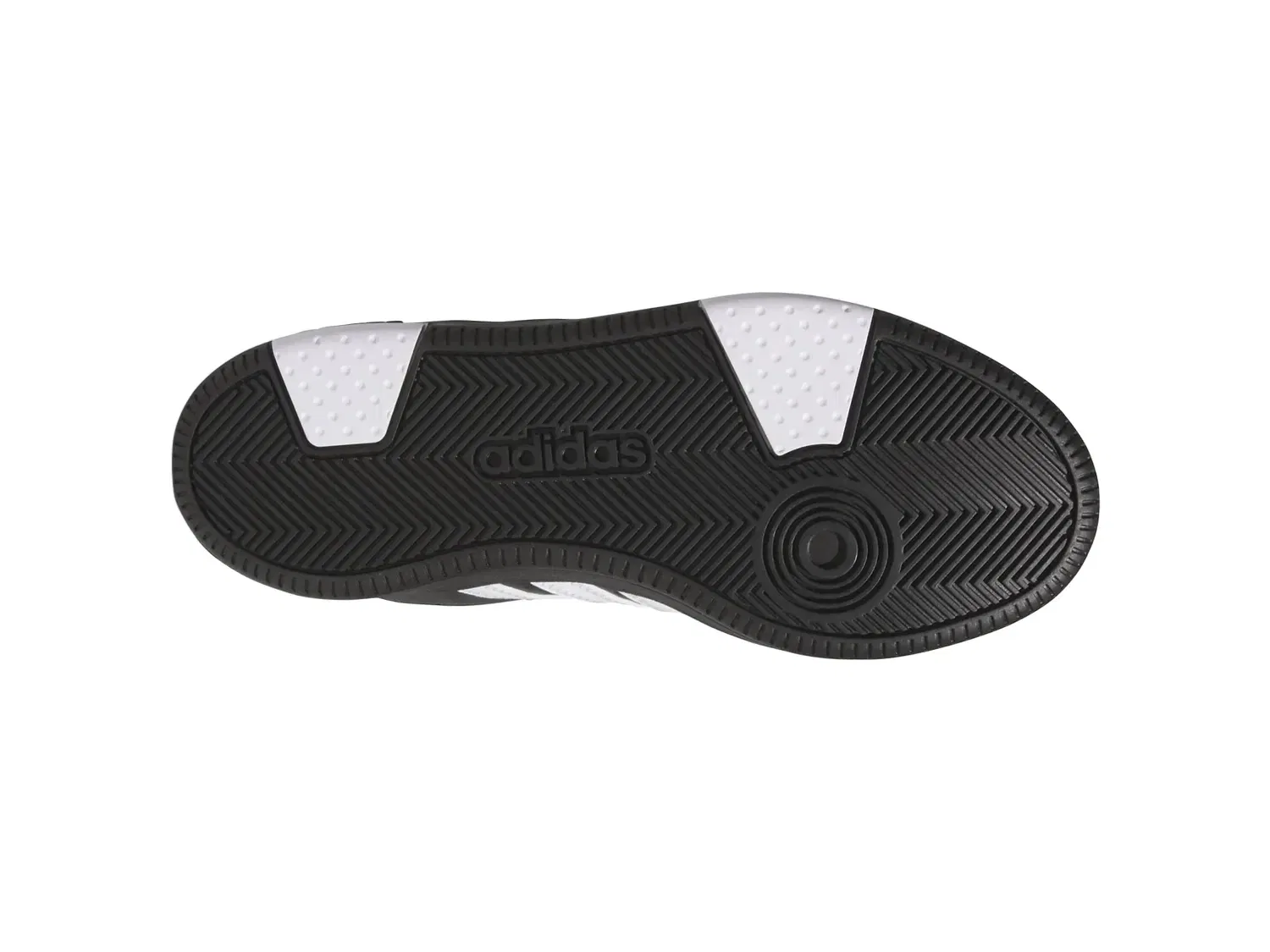 Кроссовки высокие Hoops Mid Classic, adidas, черный — фото 4