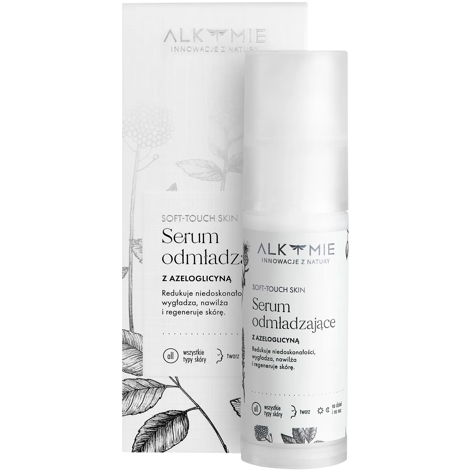 

Alkmie Soft-touch Skin омолаживающая сыворотка для лица, 30 мл