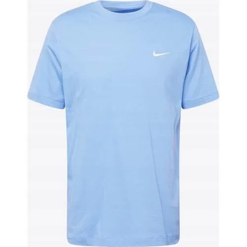 Мужская футболка с коротким рукавом Nike Solo Swoosh, Hellblau