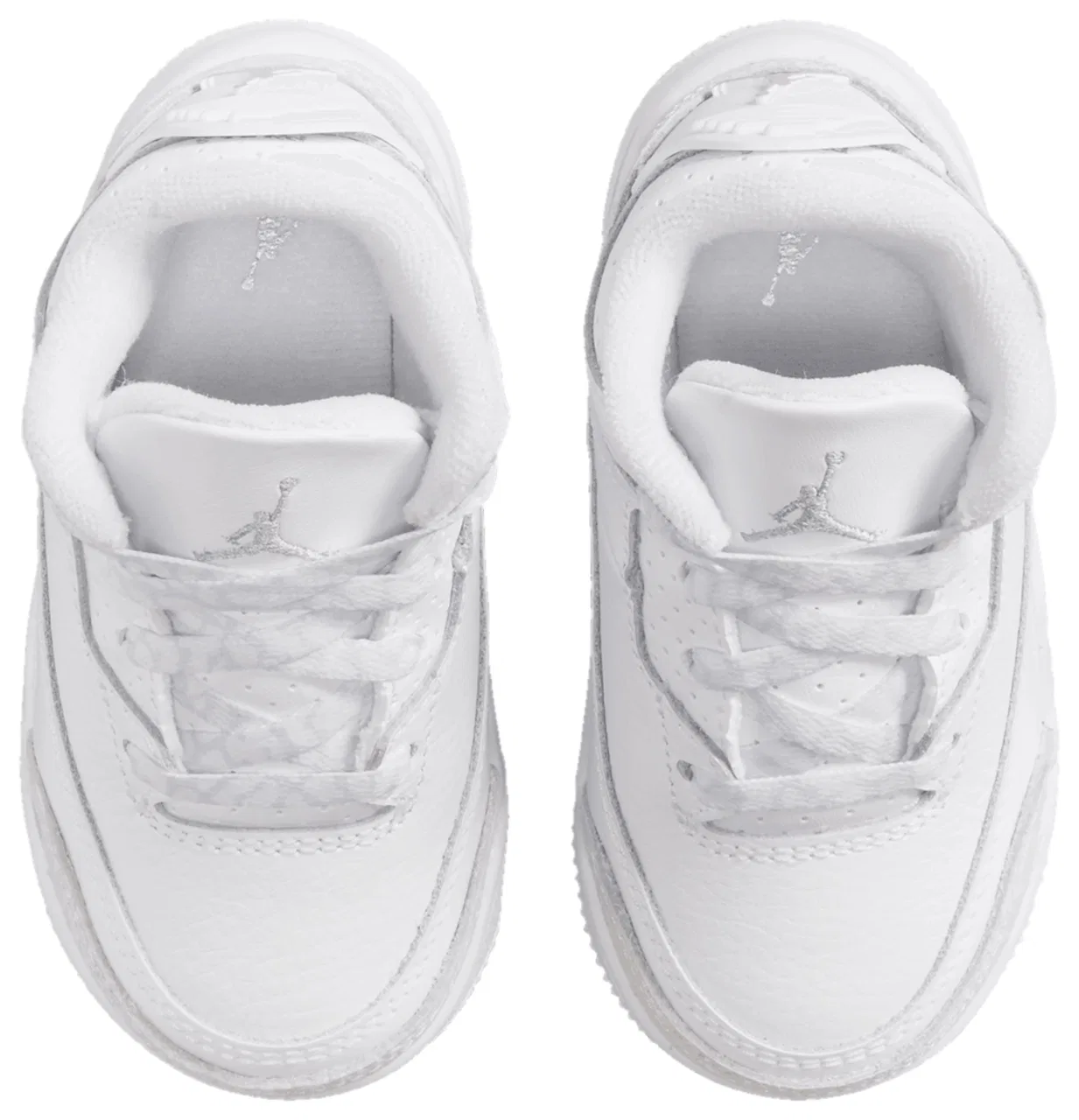 Кроссовки для мальчиков Retro 3 Jordan, цвет Metallic Silver/White/White — фото 4