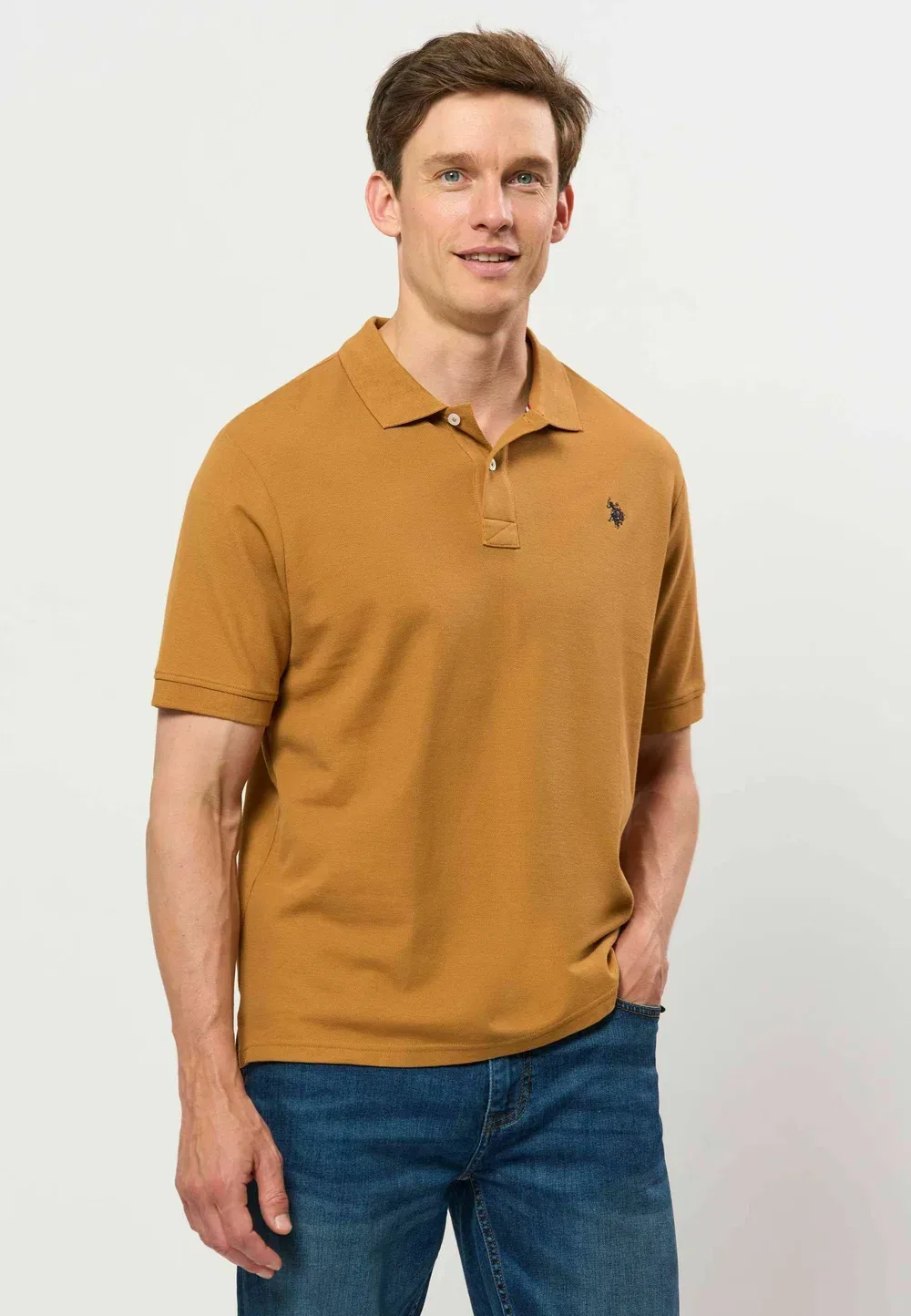 Рубашка-Поло Umalfred U.S. Polo Assn., Brown Sugar