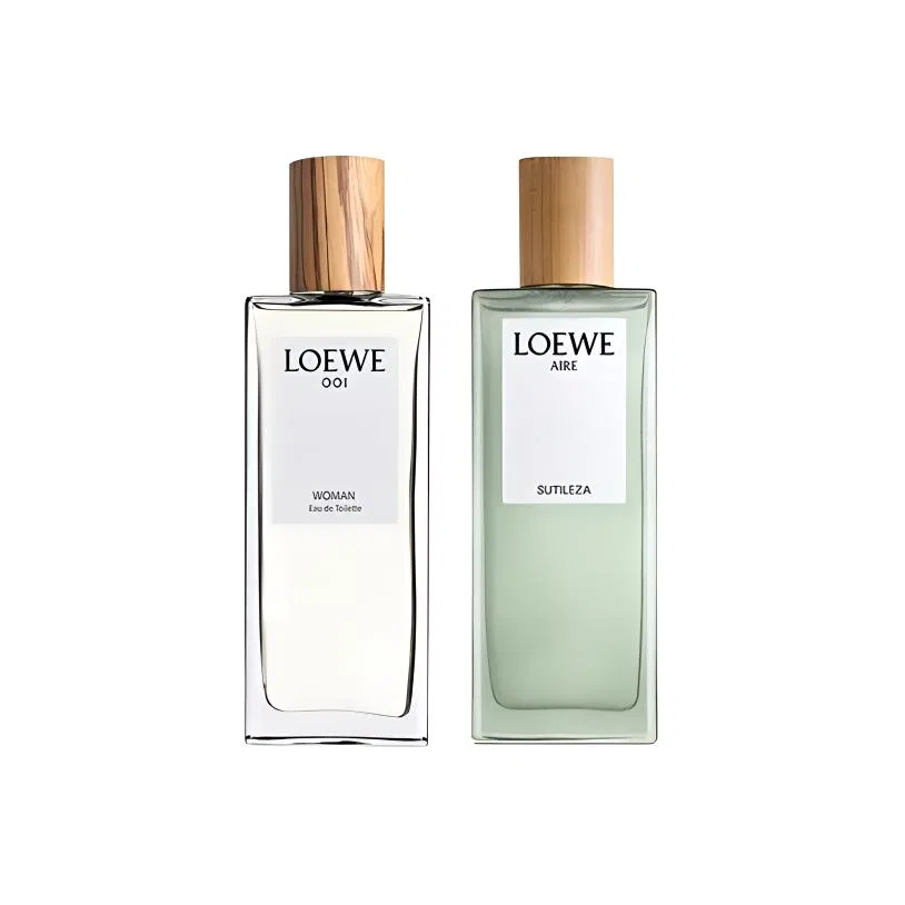 Женский набор парфюмерной воды LOEWE 001, 50 мл+50 мл, Miracle Dawn, 001, Vanilla Jasmine Fruity Scent, Floral Scent, LOEWE