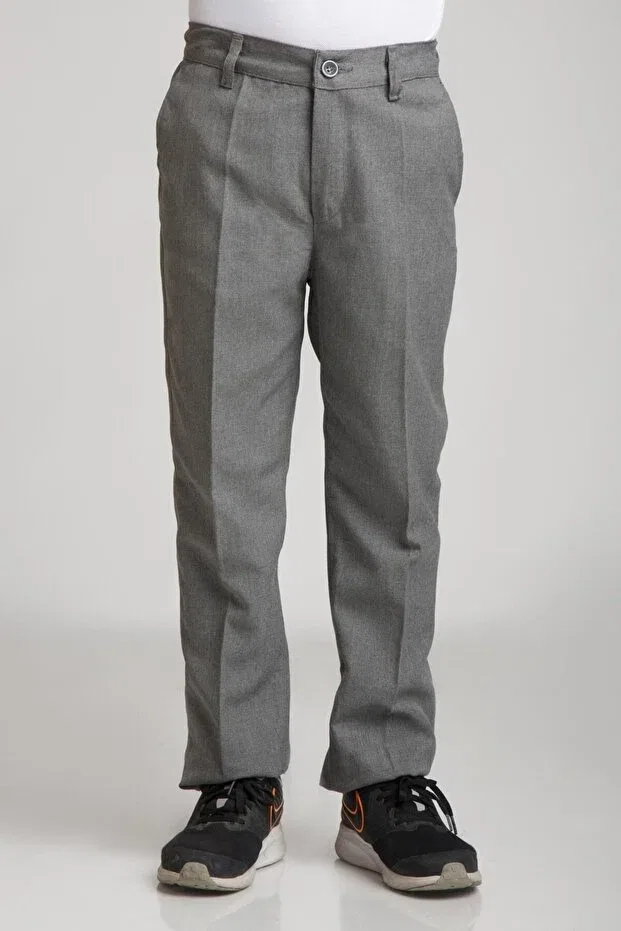 Детские брюки для девочек прямого кроя Fatella, Light Gray