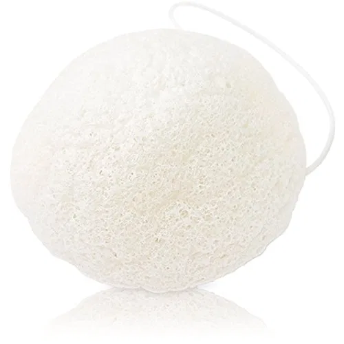 Натуральная губка Konjac для лица, TianDe, 1 шт, Белый