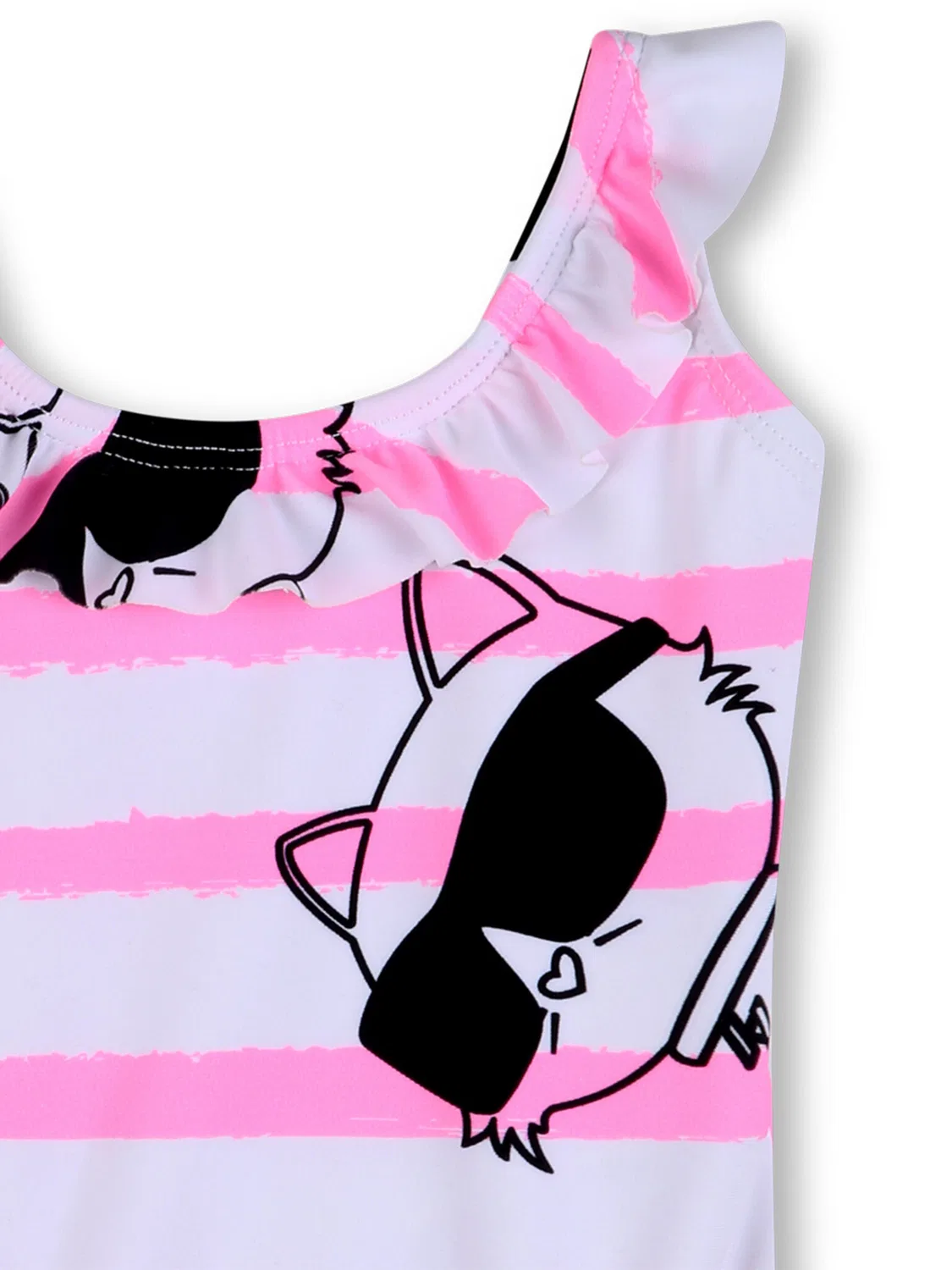 Купальник для девочки Karl Lagerfeld Kids, розовый — фото 3