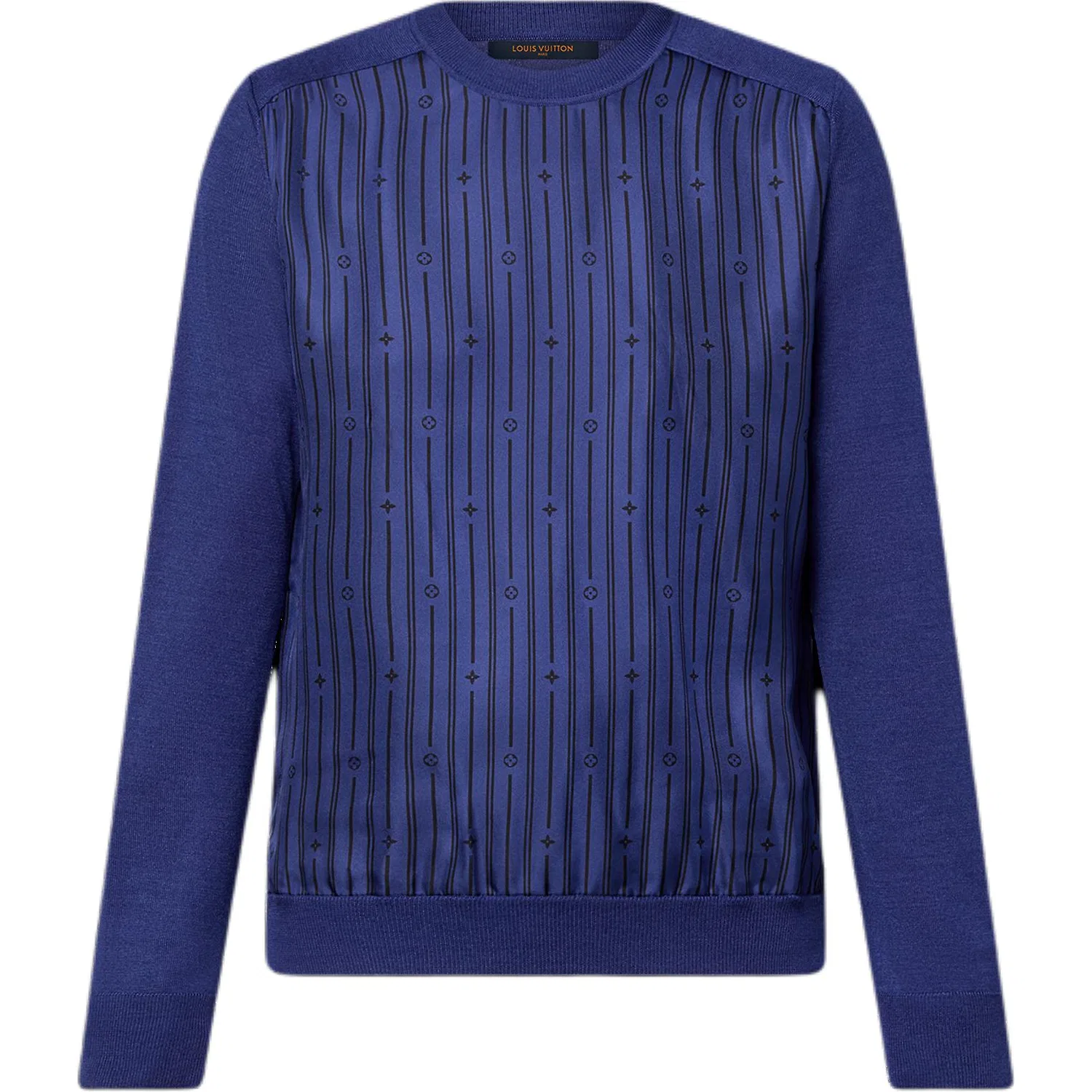 Женский свитер с вставками Louis Vuitton, Purple