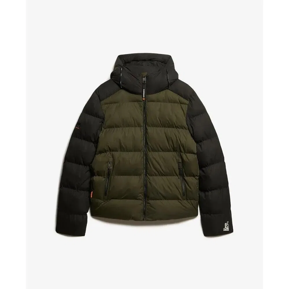 Женская куртка с капюшоном Colour Block Superdry, Schwarz