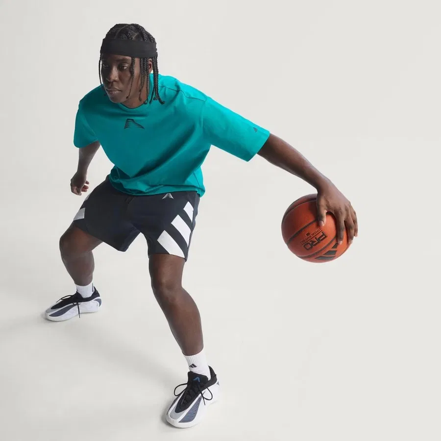 Шорты спортивные с карманами Anthony Edwards Foundation adidas, Черный