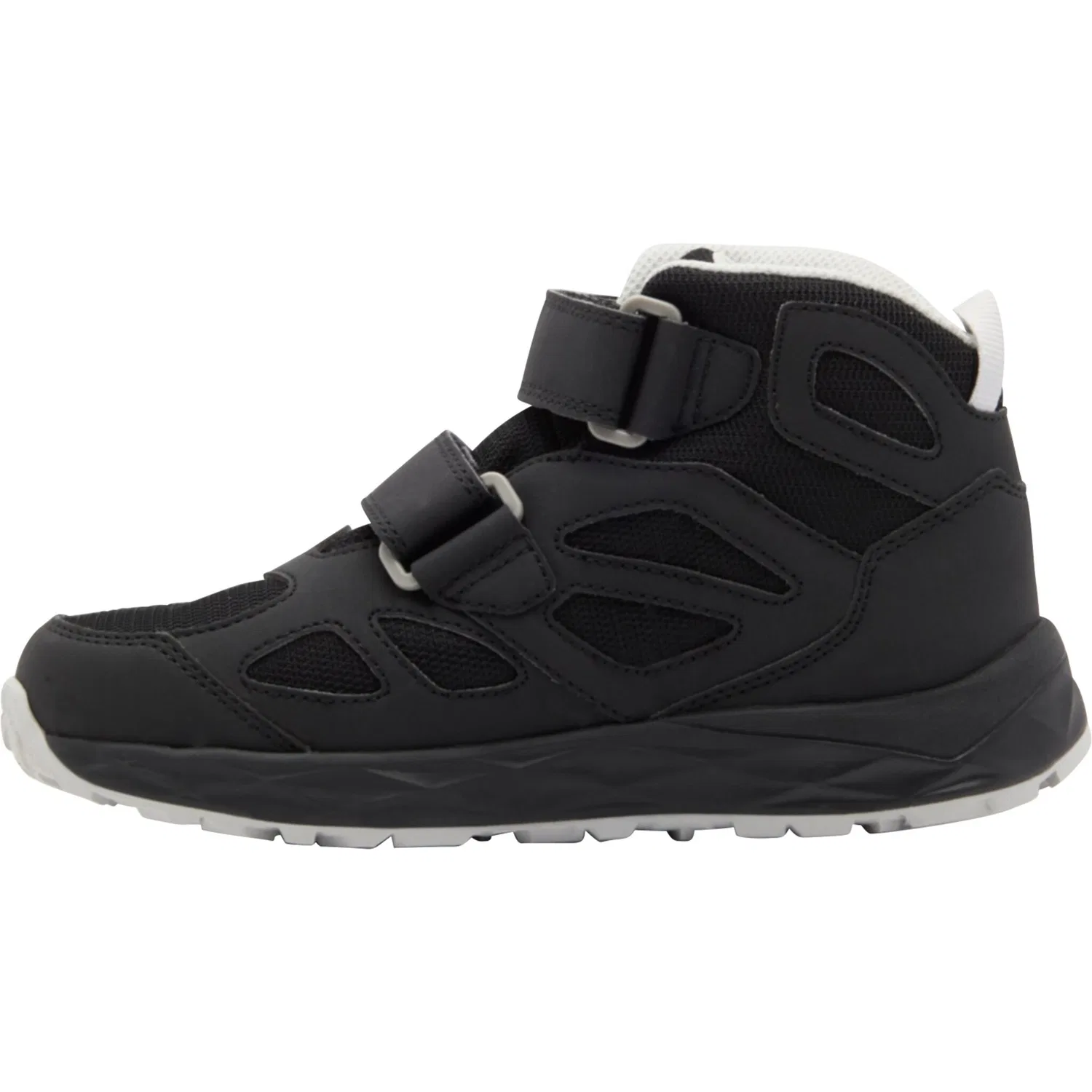 Детские водонепроницаемые кроссовки-походники Woodland 2 Texapore Mid Jack Wolfskin, Phantom — фото 2