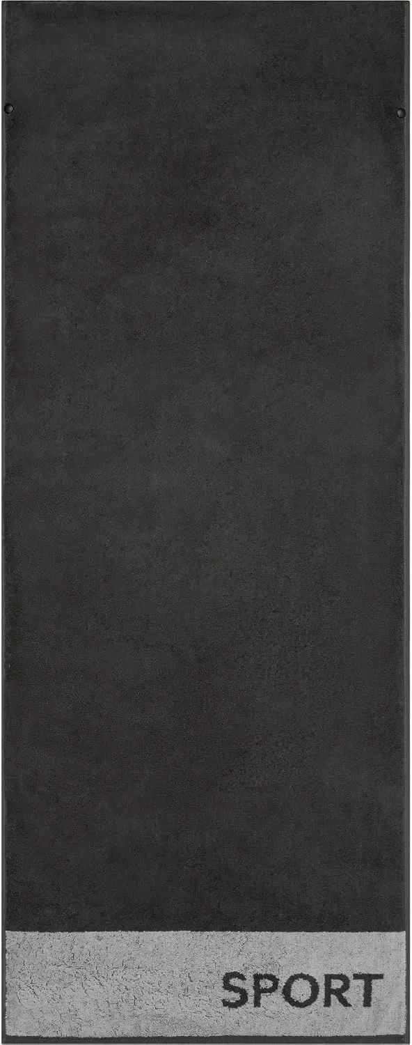 Полотенце для фитнеса Cawö, 50x30 см, металлик