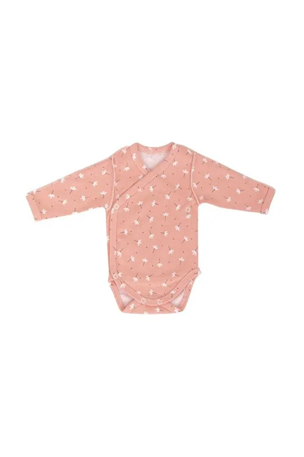 Детский комплект боди и штанишек для новорожденных с принтом Sevi Bebe, Orange — фото 3