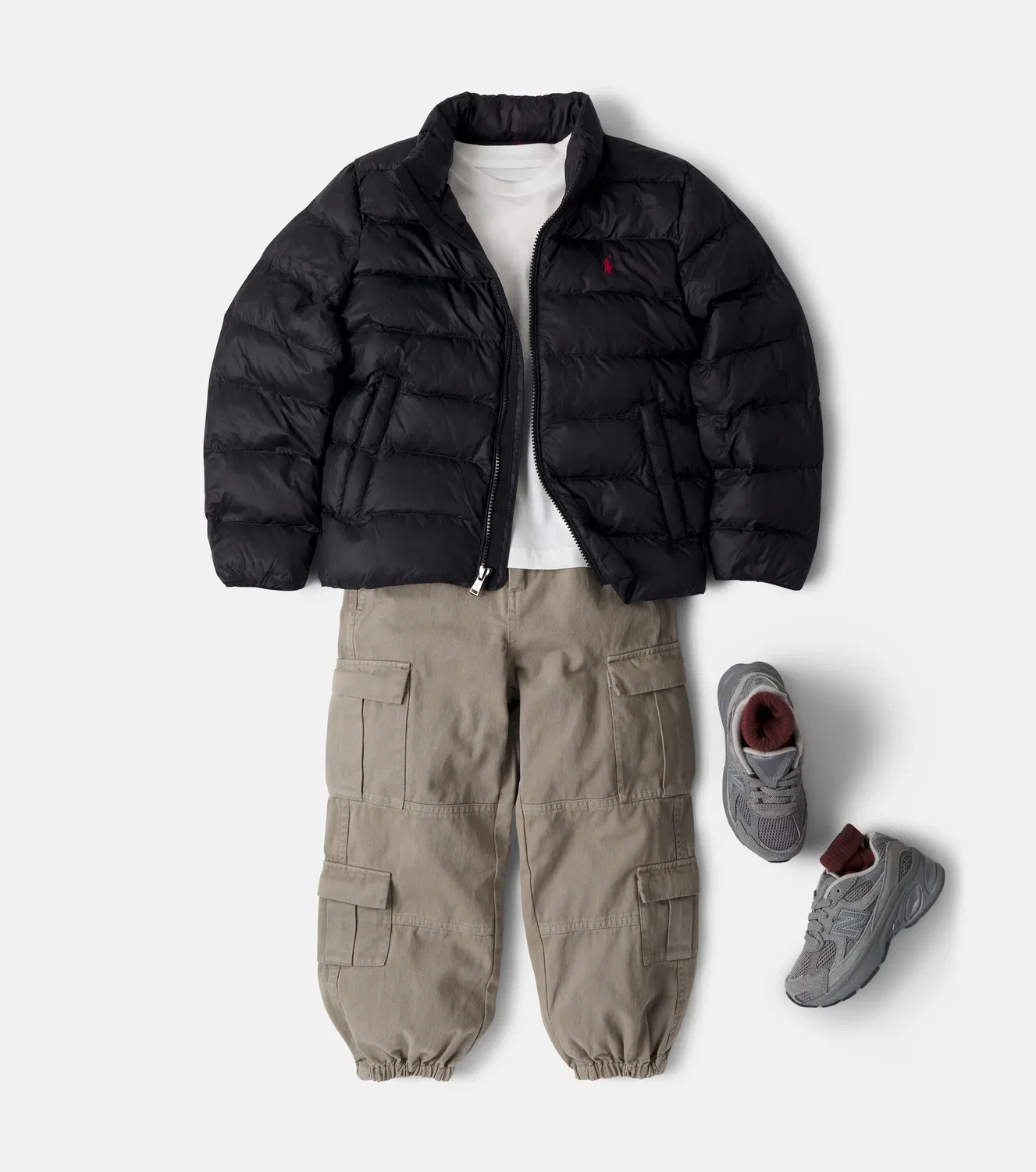 Легкая куртка стеганая Polo Ralph Lauren Kids, черный — фото 2