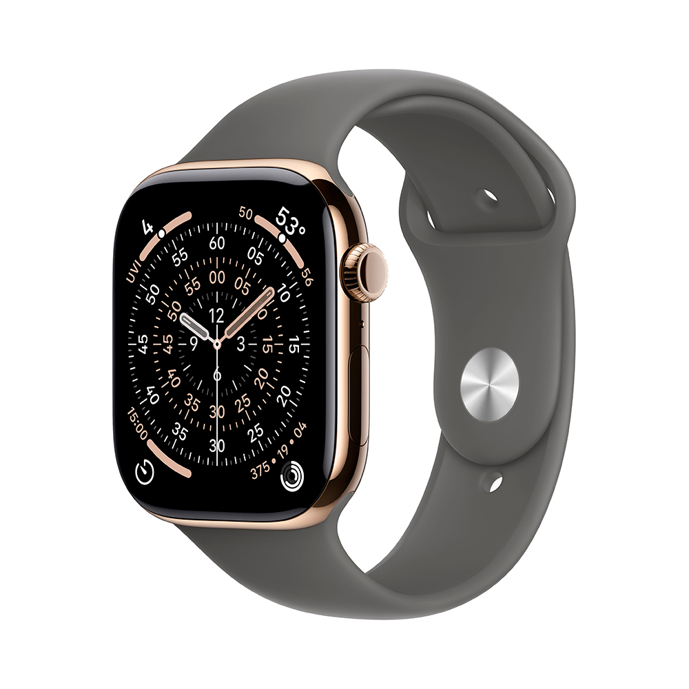 

Умные часы Apple Watch Series 11 (GPS+Cellular), 46 мм, Gold Titanium Case/Stone Gray Sport Band - S/M, Золотой, Умные часы Apple Watch Series 11 (GPS+Cellular), 46 мм, Gold Titanium Case/Stone Gray Sport Band - S/M