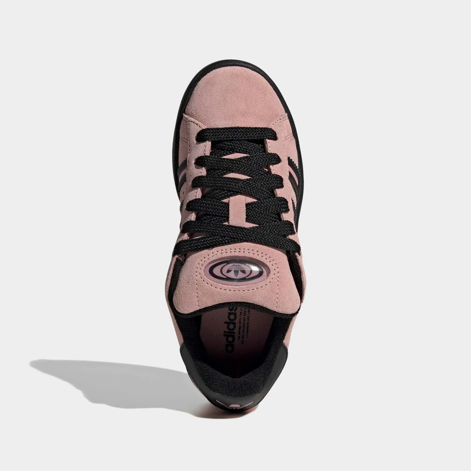 Детские кроссовки с обновленным дизайном Campus 00s Adidas Originals, Wonder Mauve/Core Black/Glow Pink — фото 4